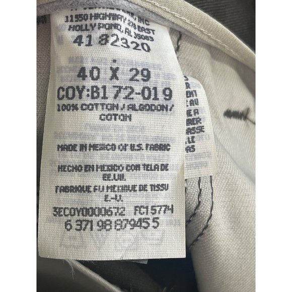 Lee Mens size 40 x 29 Brown Focus on quality performance Khakis Pants - Picture 4 of 16